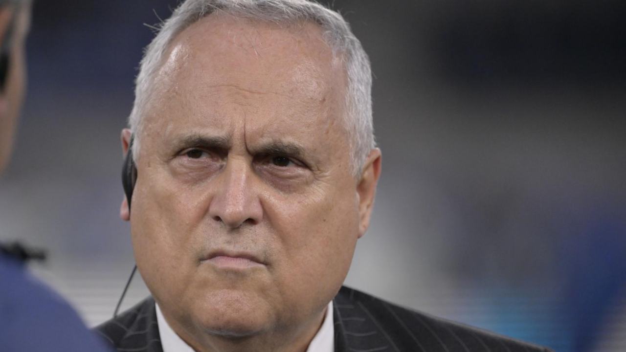 Il presidente della Lazio Claudio Lotito