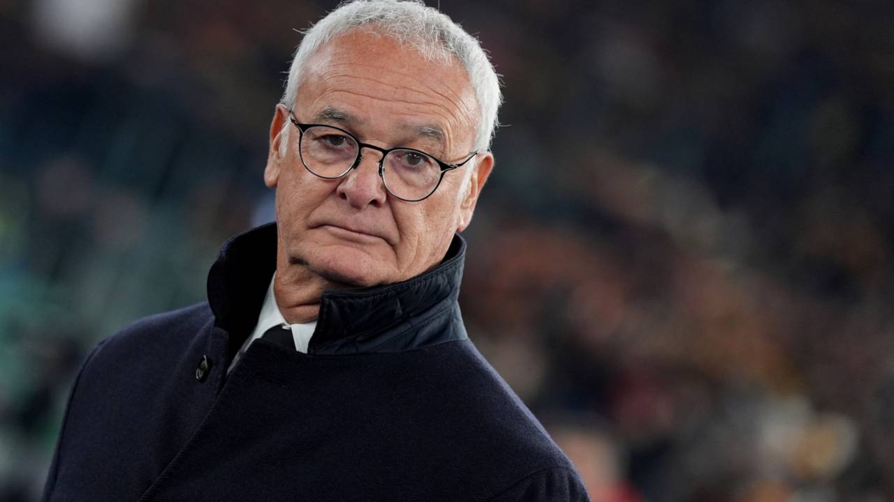 L'allenatore della Roma Claudio Ranieri 