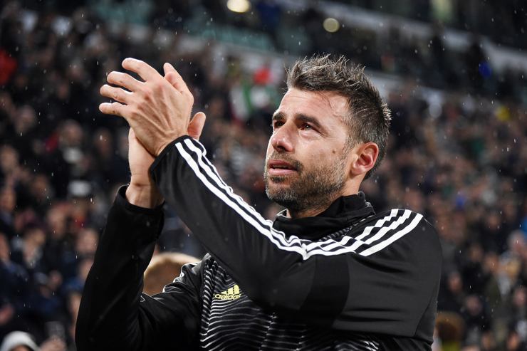 Andrea Barzagli al momento del ritiro - Foto Lapresse - Jmania