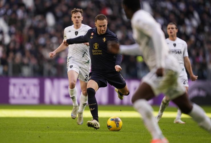 Teun Koopmeiners in campo con la maglia della Juventus - Foto Lapresse - Jmania