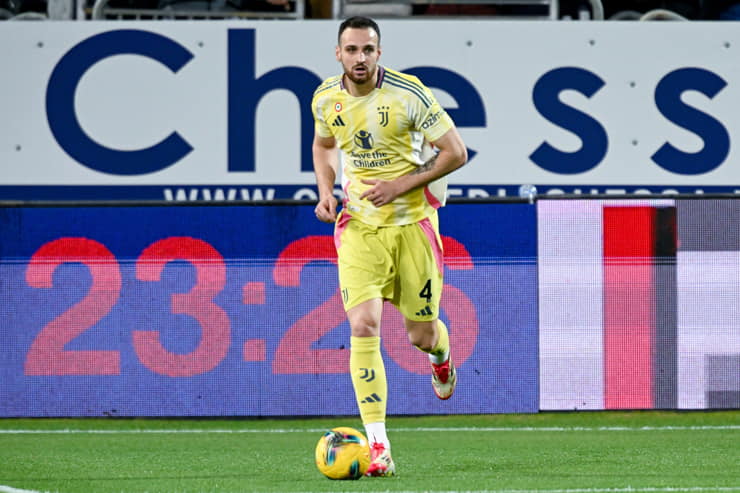 Federico Gatti in campo con la maglia della Juventus - Foto Lapresse - Jmania