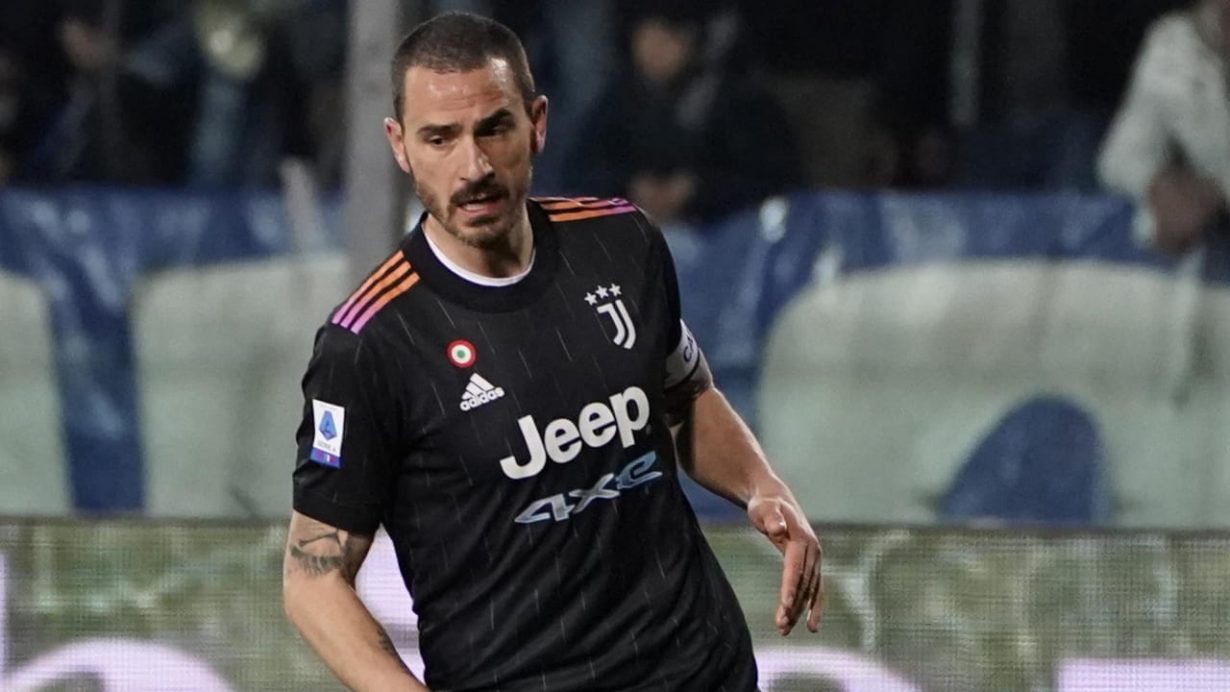 Leonardo Bonucci in campo con la maglia della Juventus - Foto Lapresse - Jmania