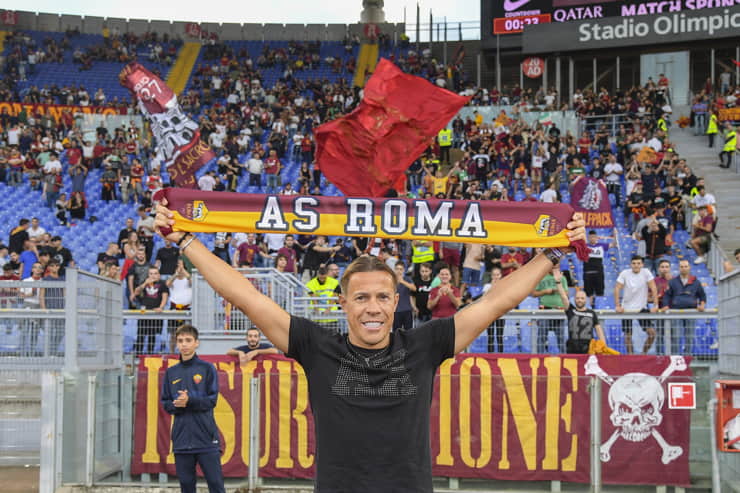 Rodrigo Taddei all'Olimpico - Foto Lapresse - Jmania